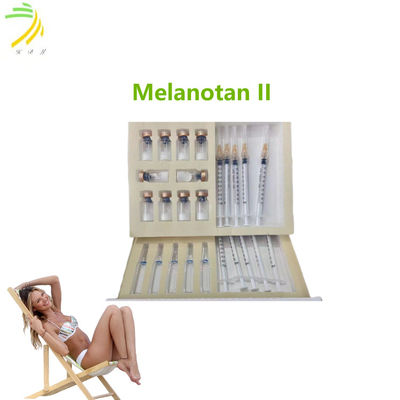 quality پپتیدهای خلوص 99.9% 10 میلی گرم / ویال Melanotan II Mt2 سفید برای برنزه کردن پوست factory